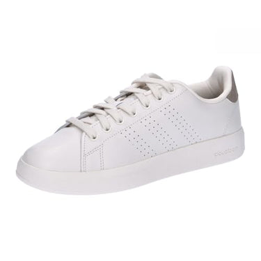 adidas Damen Advantage Premium Leather Shoes Schuhe, Chalk White/Chalk White/Champagne met, EU im Sale